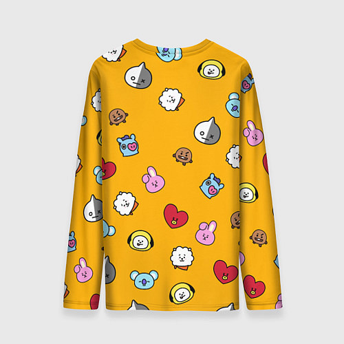 Мужской лонгслив ЗНАЧКИ BT21 BTS БТС / 3D-принт – фото 2