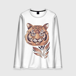 Лонгслив мужской Тигр, принт, цвет: 3D-принт