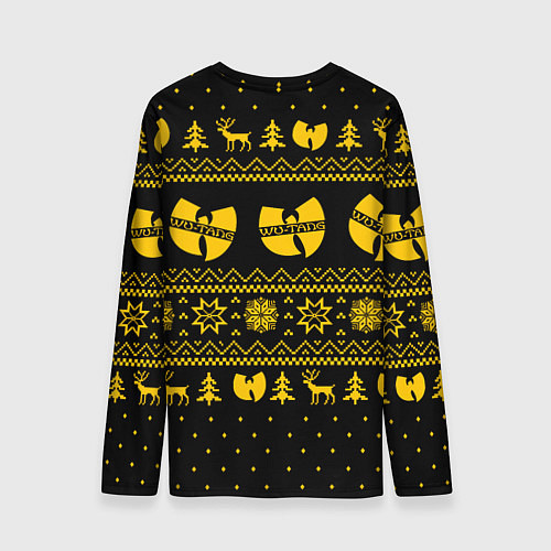 Мужской лонгслив НОВОГОДНИЙ СВИТЕР WU TANG CLAN / 3D-принт – фото 2