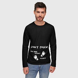 Лонгслив мужской Dont touch, цвет: 3D-принт — фото 2