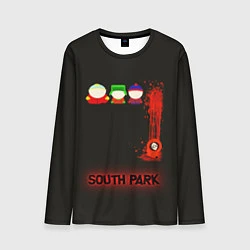 Лонгслив мужской Южный парк главные персонажи South Park, цвет: 3D-принт