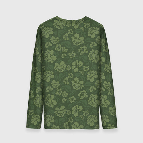 Мужской лонгслив Хохлома камуфляж / 3D-принт – фото 2