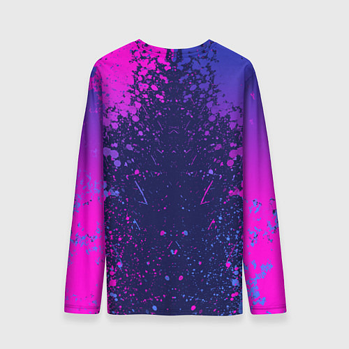 Мужской лонгслив League Of Legends Arcane ДЖИНКС НЕОНОВАЯ КРАСКА / 3D-принт – фото 2