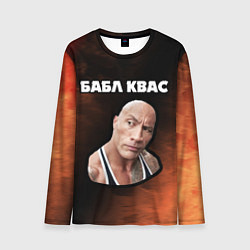 Мужской лонгслив BUBBLE KVASS - СКАЛА Пламя