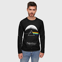 Лонгслив мужской PINK FLOYD LOGO ПИНК ФЛОЙД ЗВЕЗДЫ, цвет: 3D-принт — фото 2