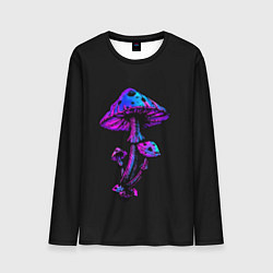 Лонгслив мужской Неоновый гриб, цвет: 3D-принт
