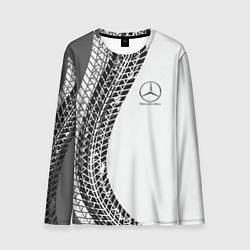 Лонгслив мужской Mercedes-Benz дрифт, цвет: 3D-принт