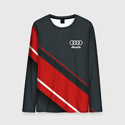 Лонгслив мужской Audi sport red, цвет: 3D-принт