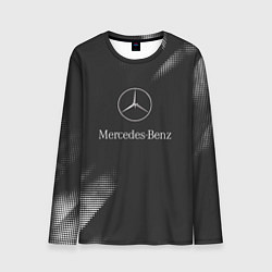 Лонгслив мужской Mercedes-Benz Мерс, цвет: 3D-принт