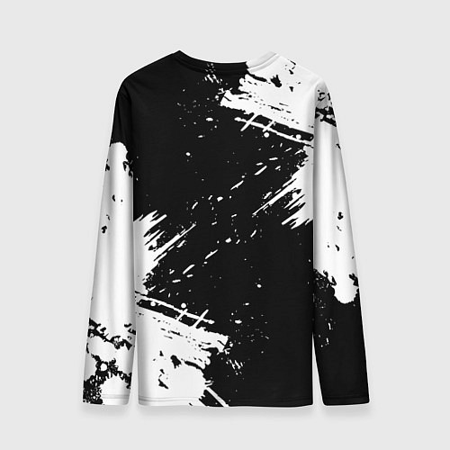 Мужской лонгслив Honda Брызги Красок / 3D-принт – фото 2