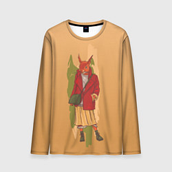 Мужской лонгслив Белка на стиле