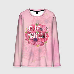 Мужской лонгслив Hello march