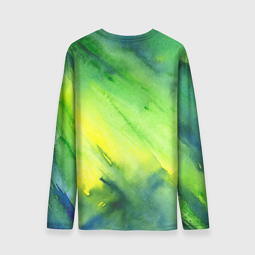 Мужской лонгслив Стильный ананас / 3D-принт – фото 2