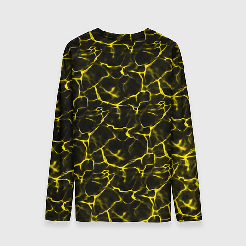Мужской лонгслив Yellow Ripple Желтая Рябь / 3D-принт – фото 2