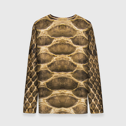 Мужской лонгслив Snake Skin Pattern / 3D-принт – фото 2