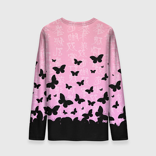 Мужской лонгслив GOT7 БАБОЧКИ / 3D-принт – фото 2