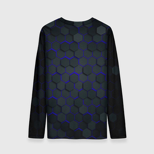 Мужской лонгслив SUZUKI 3D плиты / 3D-принт – фото 2