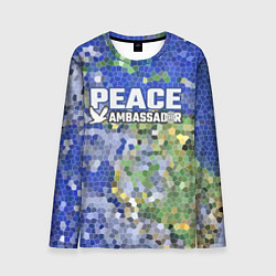 Лонгслив мужской Peace Ambassador Посол мира, цвет: 3D-принт