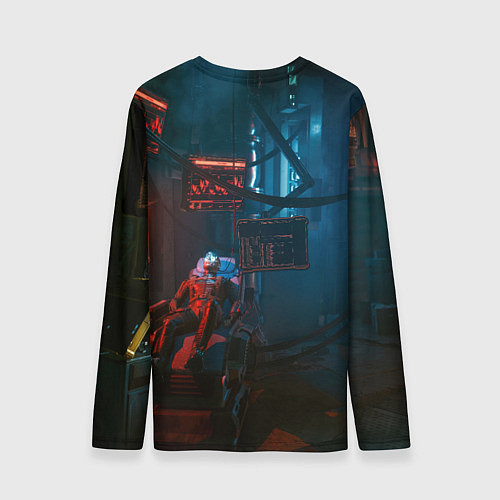 Мужской лонгслив Panam sexy cyberpunk2077 18 / 3D-принт – фото 2