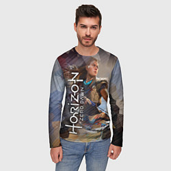 Лонгслив мужской Элой-рыжий воин, цвет: 3D-принт — фото 2