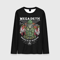 Мужской лонгслив MEGADETH killing is my business