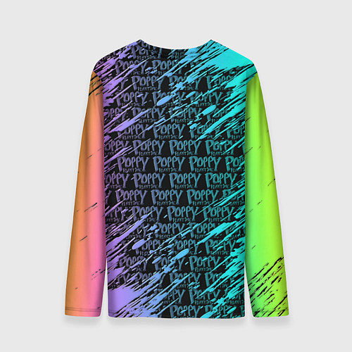 Мужской лонгслив POPPY PLAYTIME HAGGY WAGGY - ПОППИ ПЛЕЙТАЙМ ХАГГИ / 3D-принт – фото 2