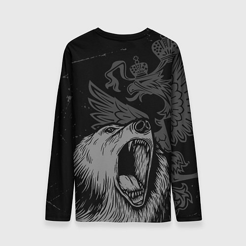 Мужской лонгслив Степан Россия Медведь / 3D-принт – фото 2