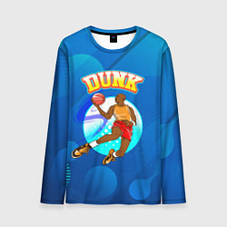 Лонгслив мужской Dunk баскетболист, цвет: 3D-принт