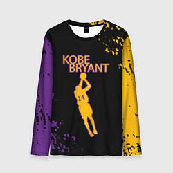 Лонгслив мужской Kobe Bryant Баскетболист 24, цвет: 3D-принт
