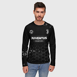 Лонгслив мужской Juventus Форма Champions, цвет: 3D-принт — фото 2