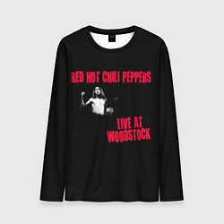 Мужской лонгслив Live at Woodstock - Red Hot Chili Peppers
