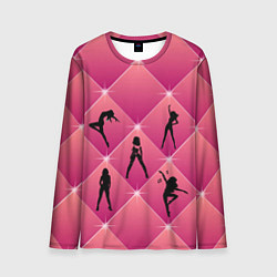 Лонгслив мужской Веселый Танцующий Счастливый, цвет: 3D-принт