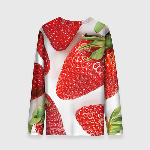 Мужской лонгслив Strawberries / 3D-принт – фото 2