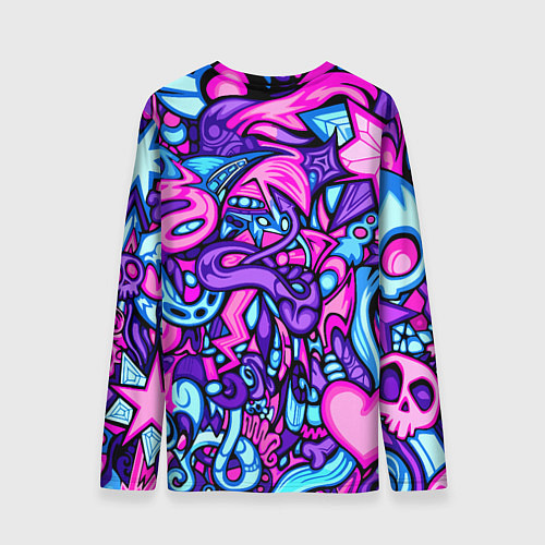 Мужской лонгслив Counter Strike Неон скин / 3D-принт – фото 2