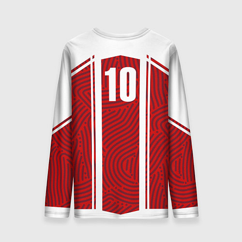 Мужской лонгслив Football Red / 3D-принт – фото 2