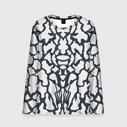 Мужской лонгслив Animal Black and White Pattern