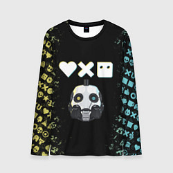 Лонгслив мужской Love, Death and Robots Pattern, цвет: 3D-принт