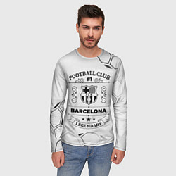 Лонгслив мужской Barcelona Football Club Number 1 Legendary, цвет: 3D-принт — фото 2