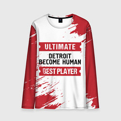 Мужской лонгслив Detroit Become Human: красные таблички Best Player