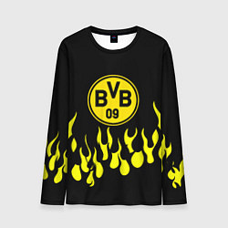 Лонгслив мужской Borussia пламя, цвет: 3D-принт
