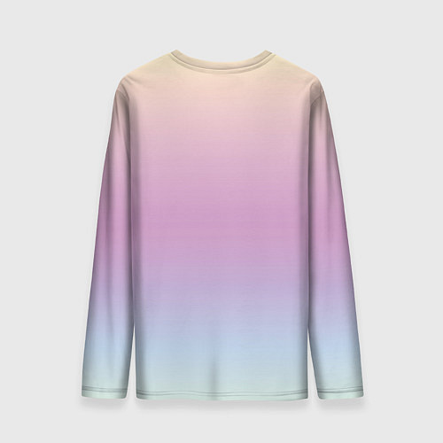 Мужской лонгслив Gradient Pastel / 3D-принт – фото 2