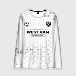 Мужской лонгслив West Ham Champions Униформа