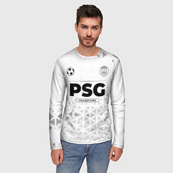 Лонгслив мужской PSG Champions Униформа, цвет: 3D-принт — фото 2
