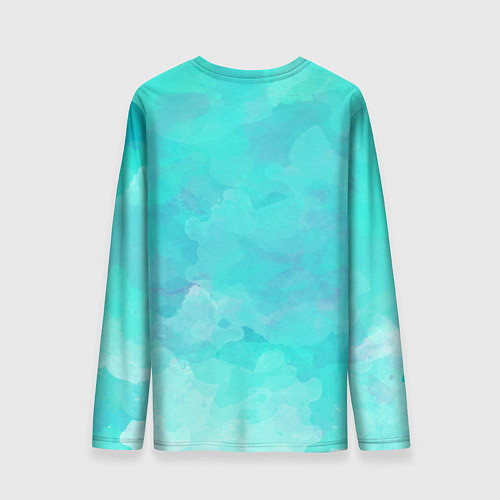 Мужской лонгслив Surf - девушка / 3D-принт – фото 2