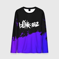 Лонгслив мужской Blink 182 Purple Grunge, цвет: 3D-принт