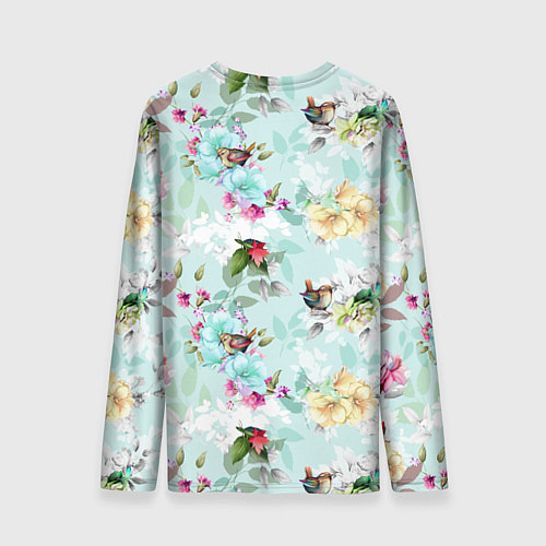 Мужской лонгслив Мама - буквы в полосочку / 3D-принт – фото 2