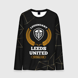 Мужской лонгслив Лого Leeds United и надпись Legendary Football Clu