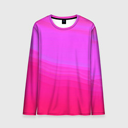Лонгслив мужской Neon pink bright abstract background, цвет: 3D-принт