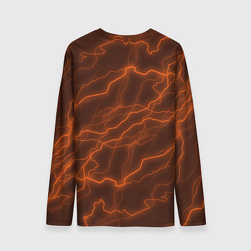 Мужской лонгслив Five Nights At Freddys - молнии / 3D-принт – фото 2