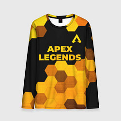 Лонгслив мужской Apex Legends - gold gradient: символ сверху, цвет: 3D-принт